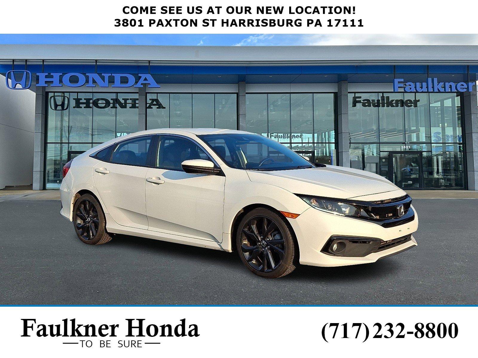 Used 2021 Honda Civic Sport with VIN 19XFC2F82ME201700 for sale in Harrisburg, PA