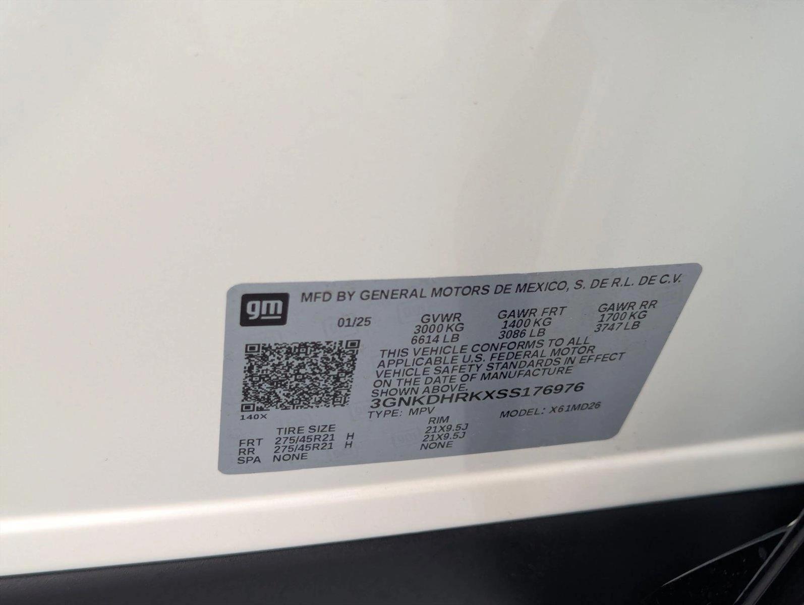 2025 Chevrolet Blazer EV Vehicle Photo in PEMBROKE PINES, FL 33024-6534