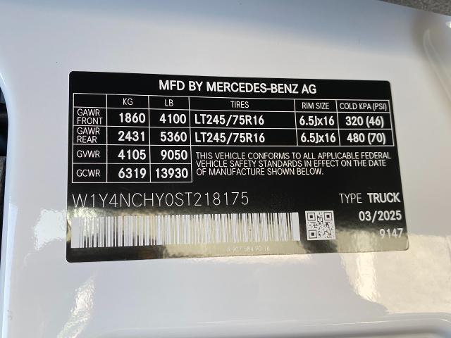 2025 Mercedes-Benz Sprinter Cargo Van Vehicle Photo in Appleton, WI 54913