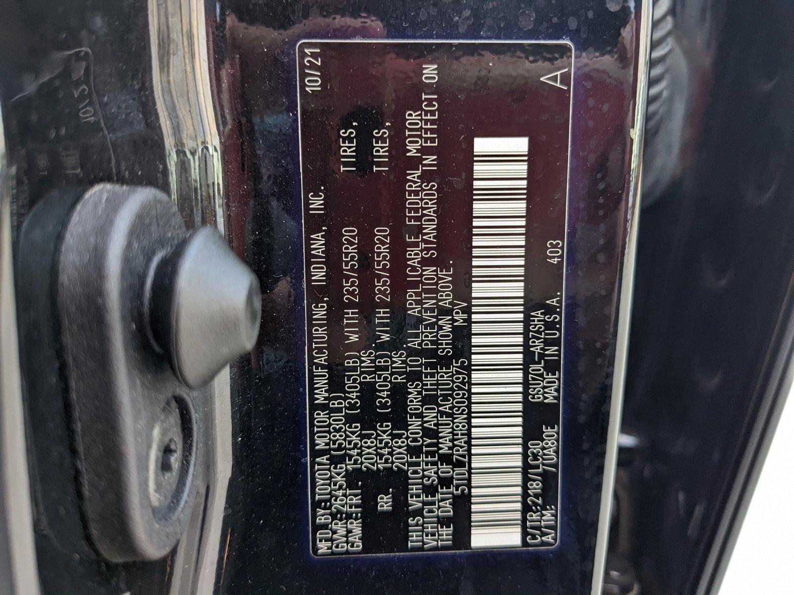 2022 Toyota Highlander Vehicle Photo in Davie, FL 33331