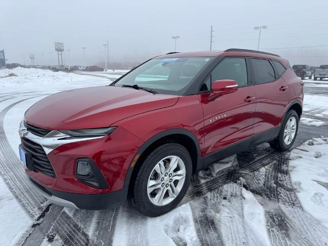 Certified 2022 Chevrolet Blazer 2LT with VIN 3GNKBHR47NS122675 for sale in Portage, WI