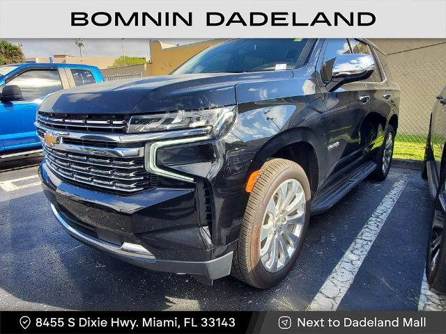 Used 2021 Chevrolet Tahoe Premier with VIN 1GNSCSKD5MR490603 for sale in Miami, FL