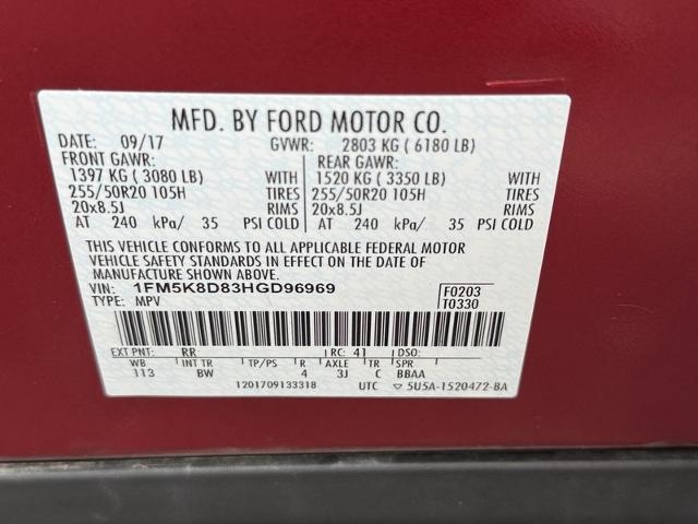 2017 Ford Explorer Vehicle Photo in MIDDLETON, WI 53562-1492