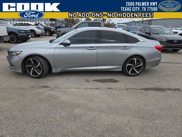 Certified 2018 Honda Accord Sport with VIN 1HGCV1F32JA216077 for sale in Texas City, TX