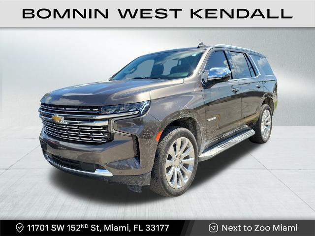 Used 2021 Chevrolet Tahoe Premier with VIN 1GNSCSKD4MR345777 for sale in Miami, FL