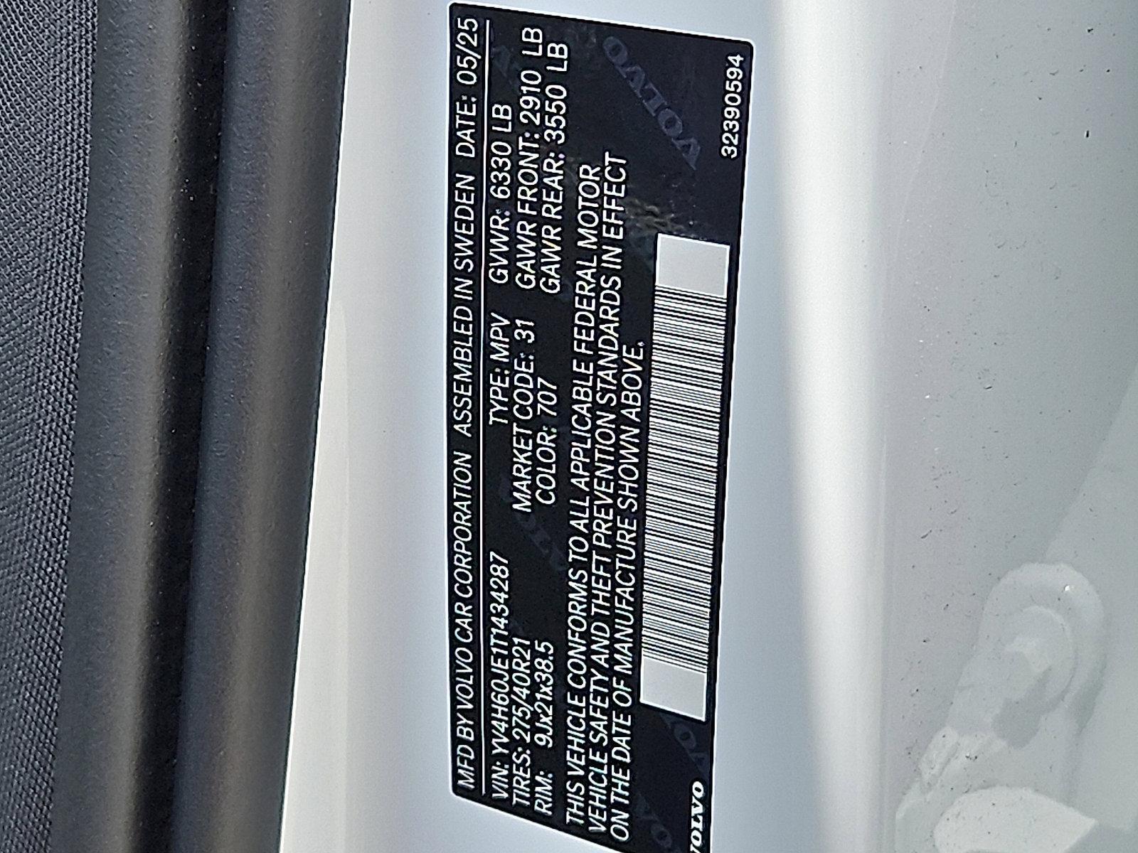 2026 Volvo XC90 Plug-In Hybrid Vehicle Photo in Trevose, PA 19053