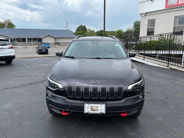 Used 2021 Jeep Cherokee Trailhawk with VIN 1C4PJMBX9MD162768 for sale in Nevada, MO