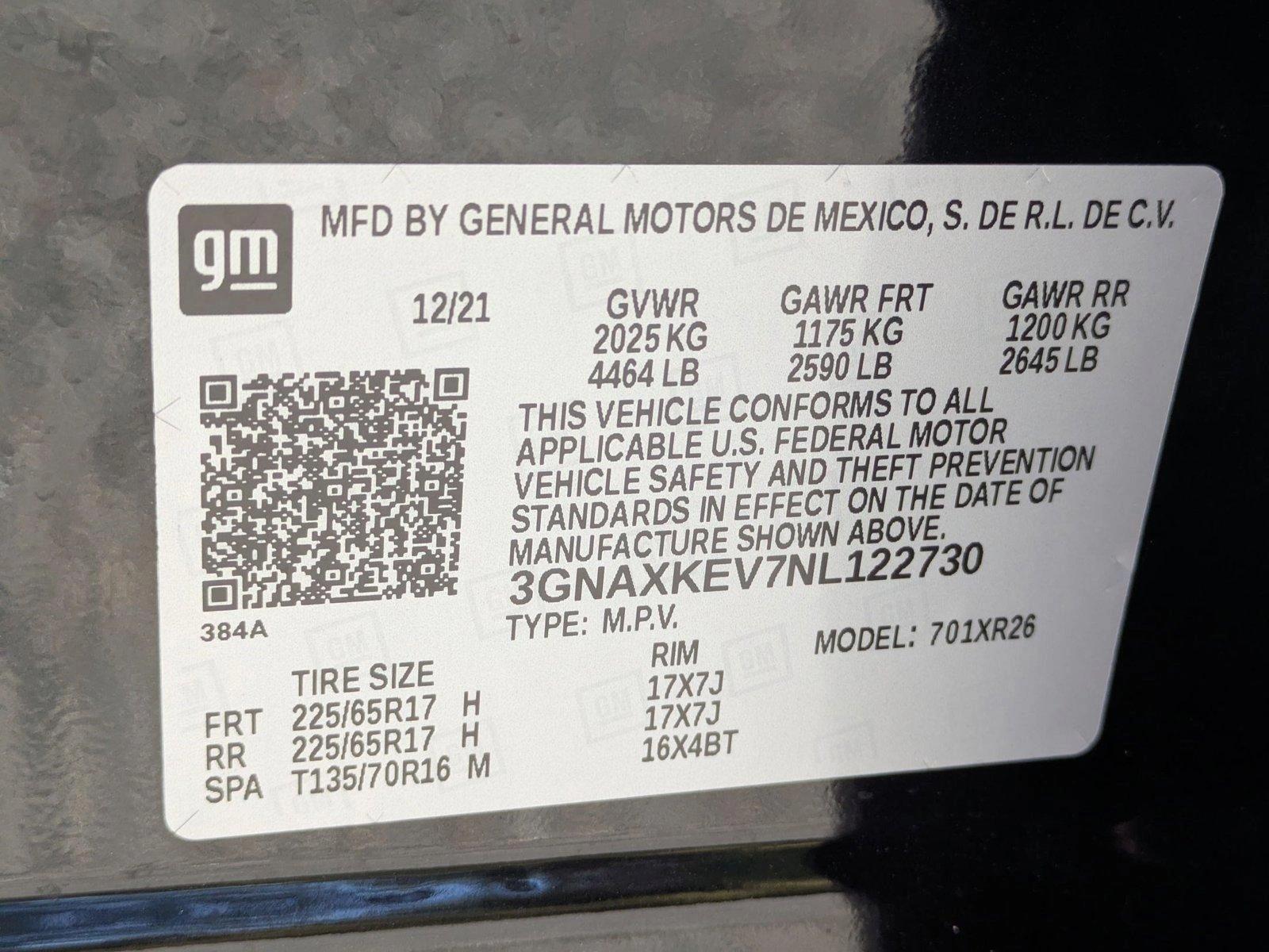 2022 Chevrolet Equinox Vehicle Photo in Sarasota, FL 34231