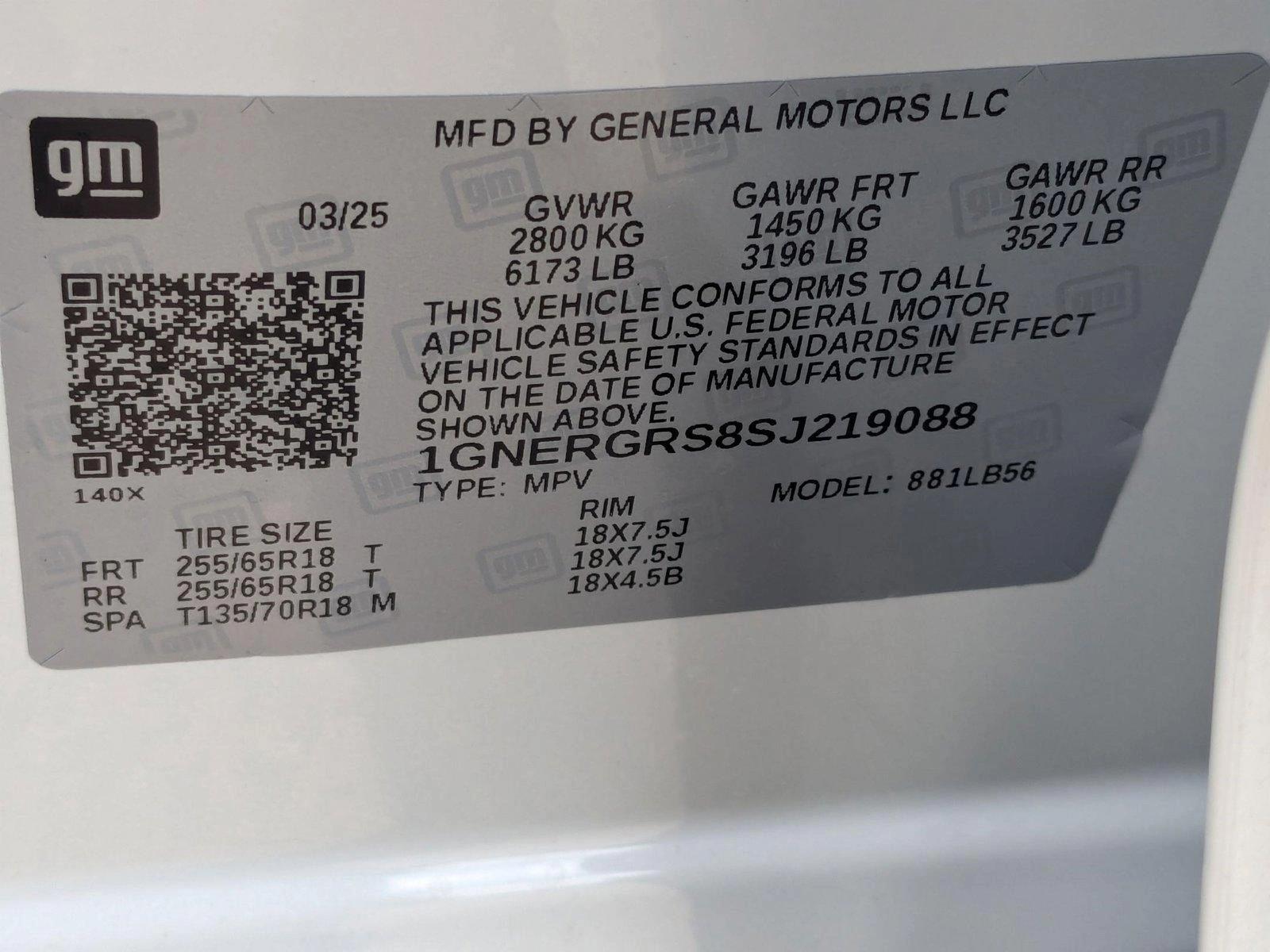 2025 Chevrolet Traverse Vehicle Photo in MIAMI, FL 33134-2699