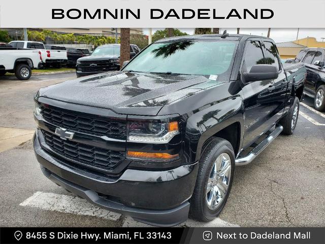 Used 2018 Chevrolet Silverado 1500 Custom with VIN 1GCRCPEH5JZ359251 for sale in Miami, FL