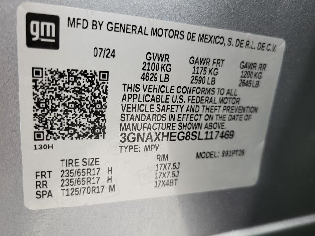 2025 Chevrolet Equinox Vehicle Photo in APPLETON, WI 54914-4656