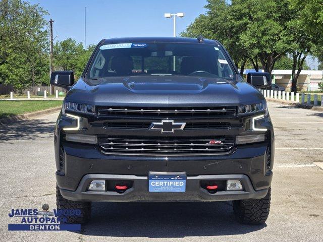 Certified 2021 Chevrolet Silverado 1500 LT Trail Boss with VIN 1GCPYFED0MZ426178 for sale in Denton, TX