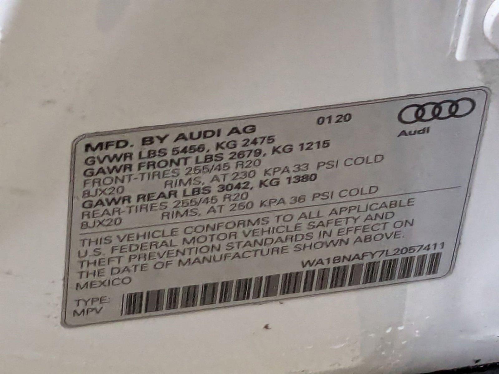 2020 Audi Q5 Vehicle Photo in West Palm Beach, FL 33417