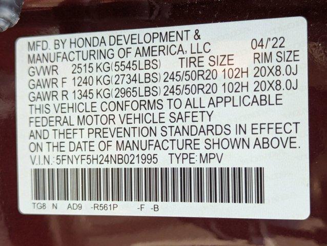 2022 Honda Pilot Vehicle Photo in San Antonio, TX 78209