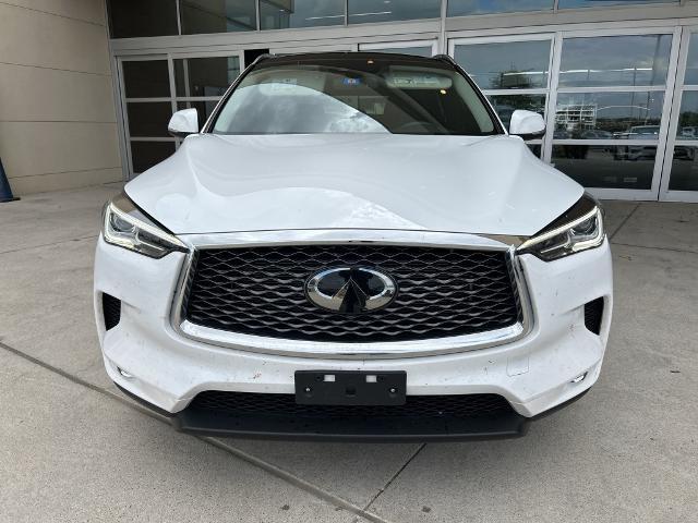 Certified 2021 INFINITI QX50 Luxe with VIN 3PCAJ5BA2MF120538 for sale in Grapevine, TX