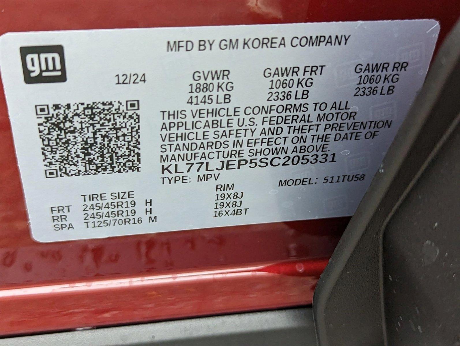 2025 Chevrolet Trax Vehicle Photo in SPOKANE, WA 99212-2978