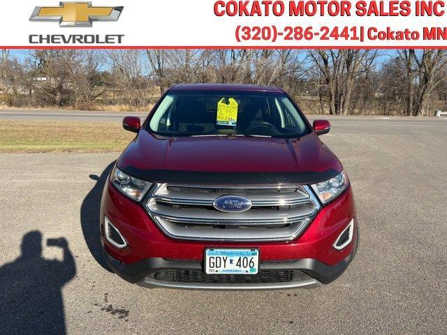 Used 2018 Ford Edge SEL with VIN 2FMPK4J98JBC03517 for sale in Cokato, Minnesota