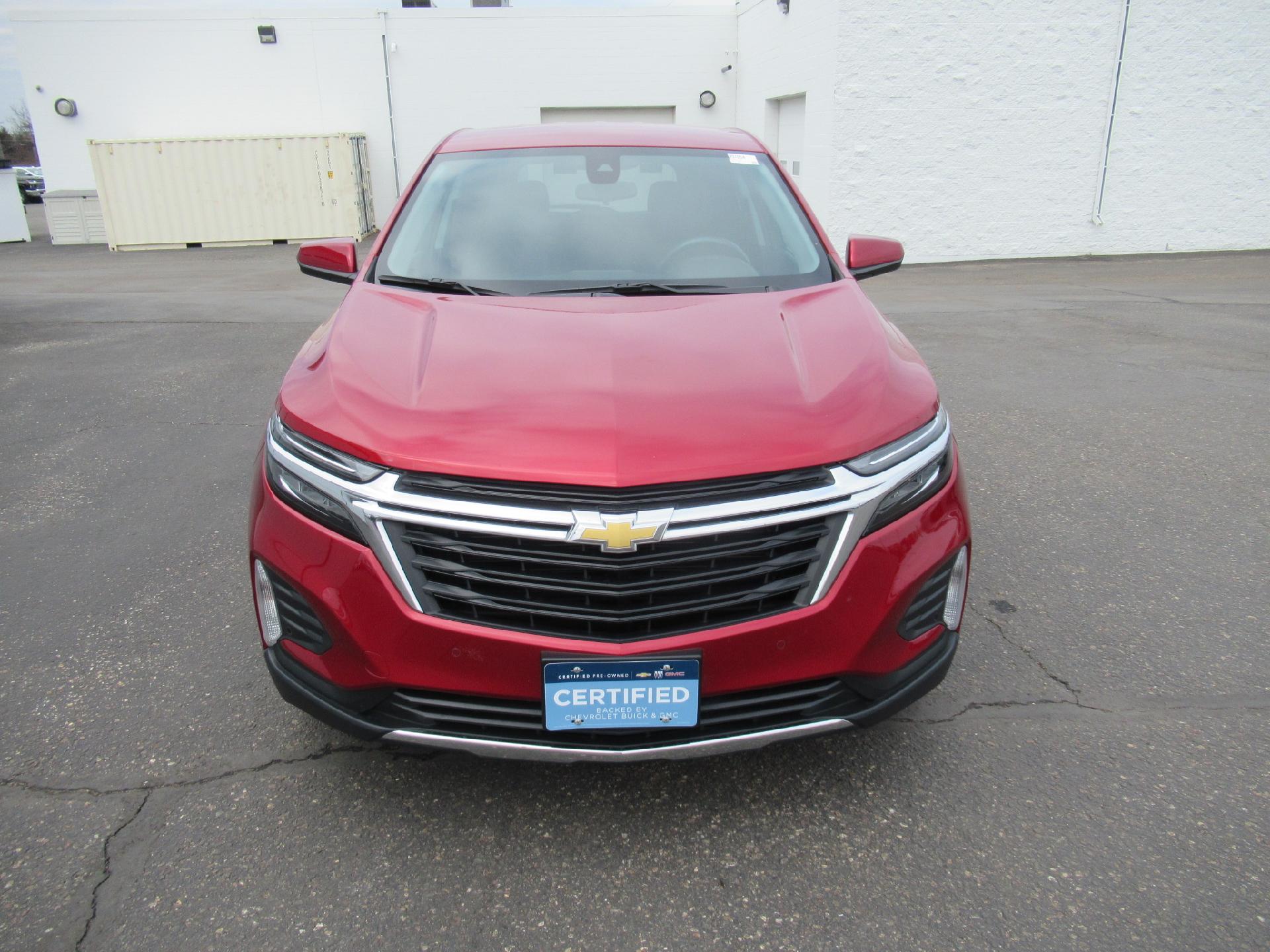 Certified 2022 Chevrolet Equinox LT with VIN 3GNAXKEV0NL181604 for sale in Prescott, WI