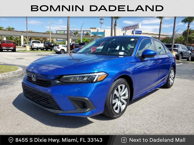 Used 2024 Honda Civic LX with VIN 2HGFE2F2XRH502699 for sale in Miami, FL
