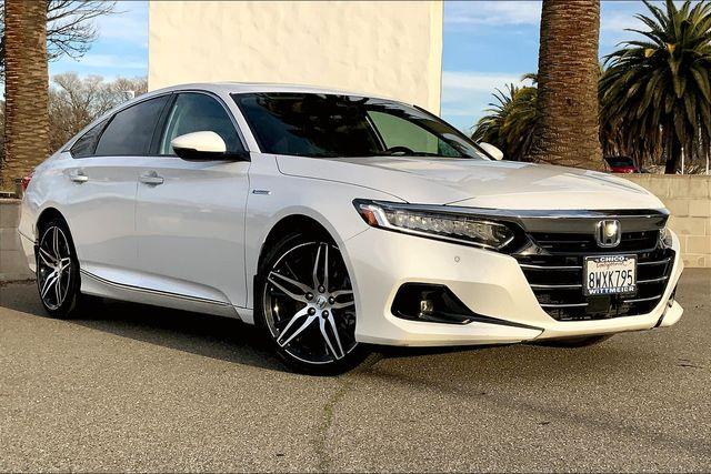 Used 2021 Honda Accord Hybrid Touring with VIN 1HGCV3F92MA015705 for sale in Chico, CA