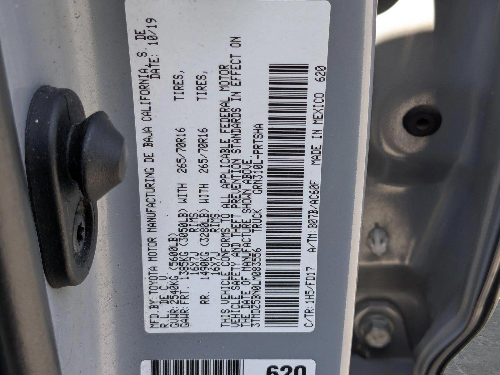 2020 Toyota Tacoma 4WD Vehicle Photo in Spokane Valley, WA 99212