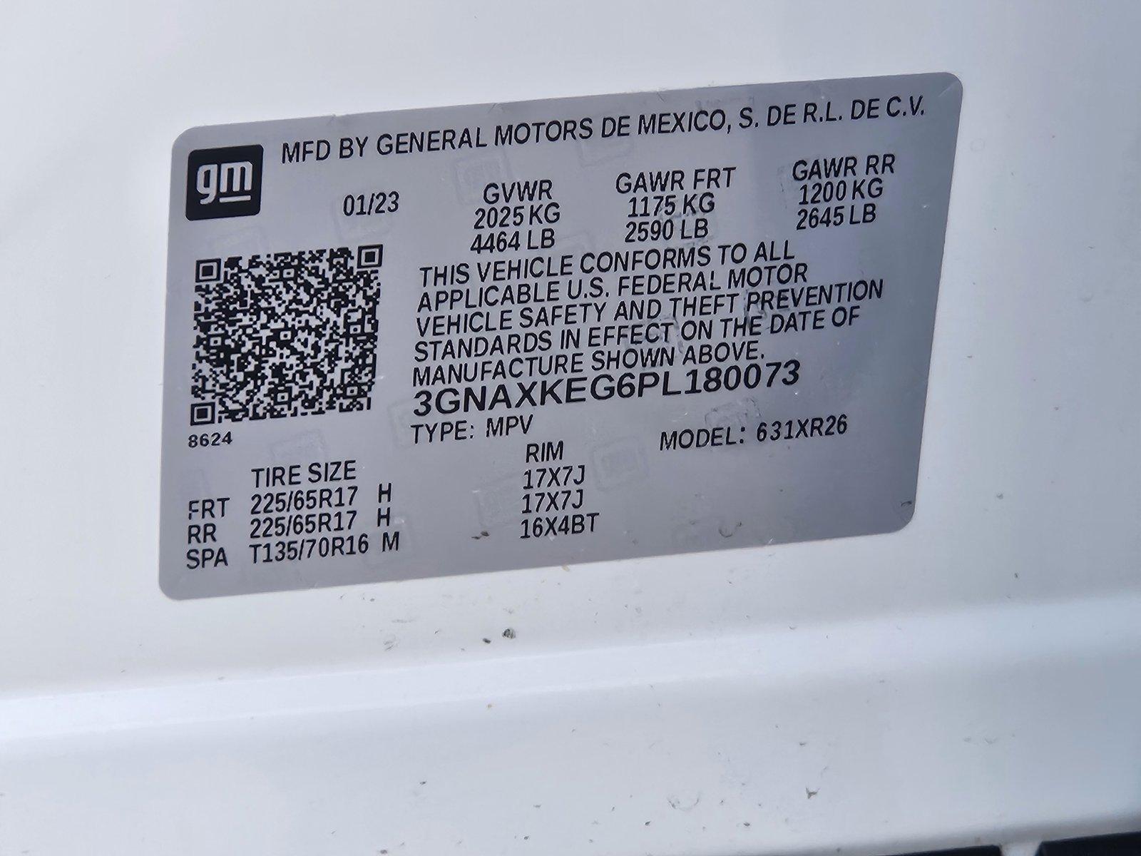 2023 Chevrolet Equinox Vehicle Photo in AMARILLO, TX 79103-4111