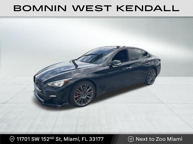 Used 2024 INFINITI Q50 RED SPORT with VIN JN1FV7DP8RM660257 for sale in Miami, FL