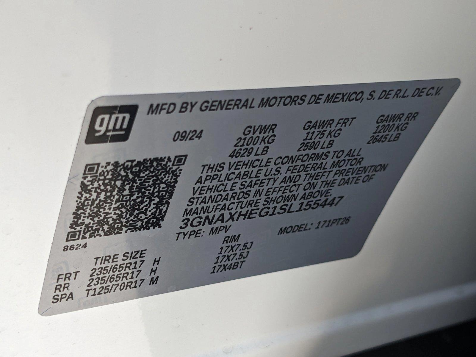 2025 Chevrolet Equinox Vehicle Photo in MIAMI, FL 33172-3015