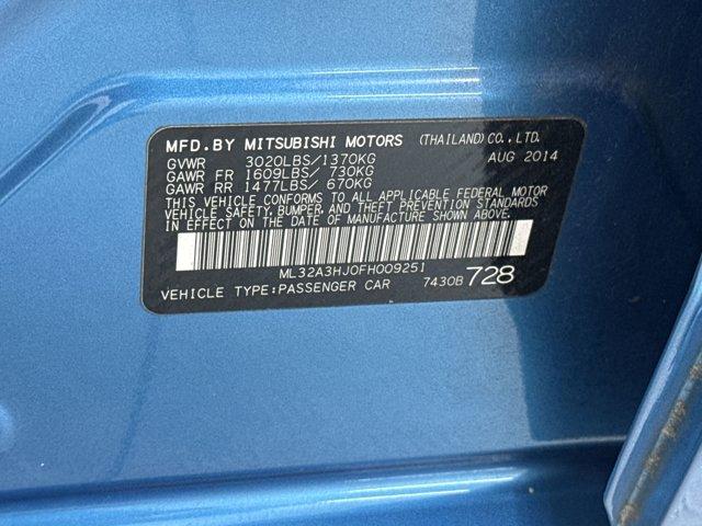 2015 Mitsubishi Mirage Vehicle Photo in Charlotte, NC 28273