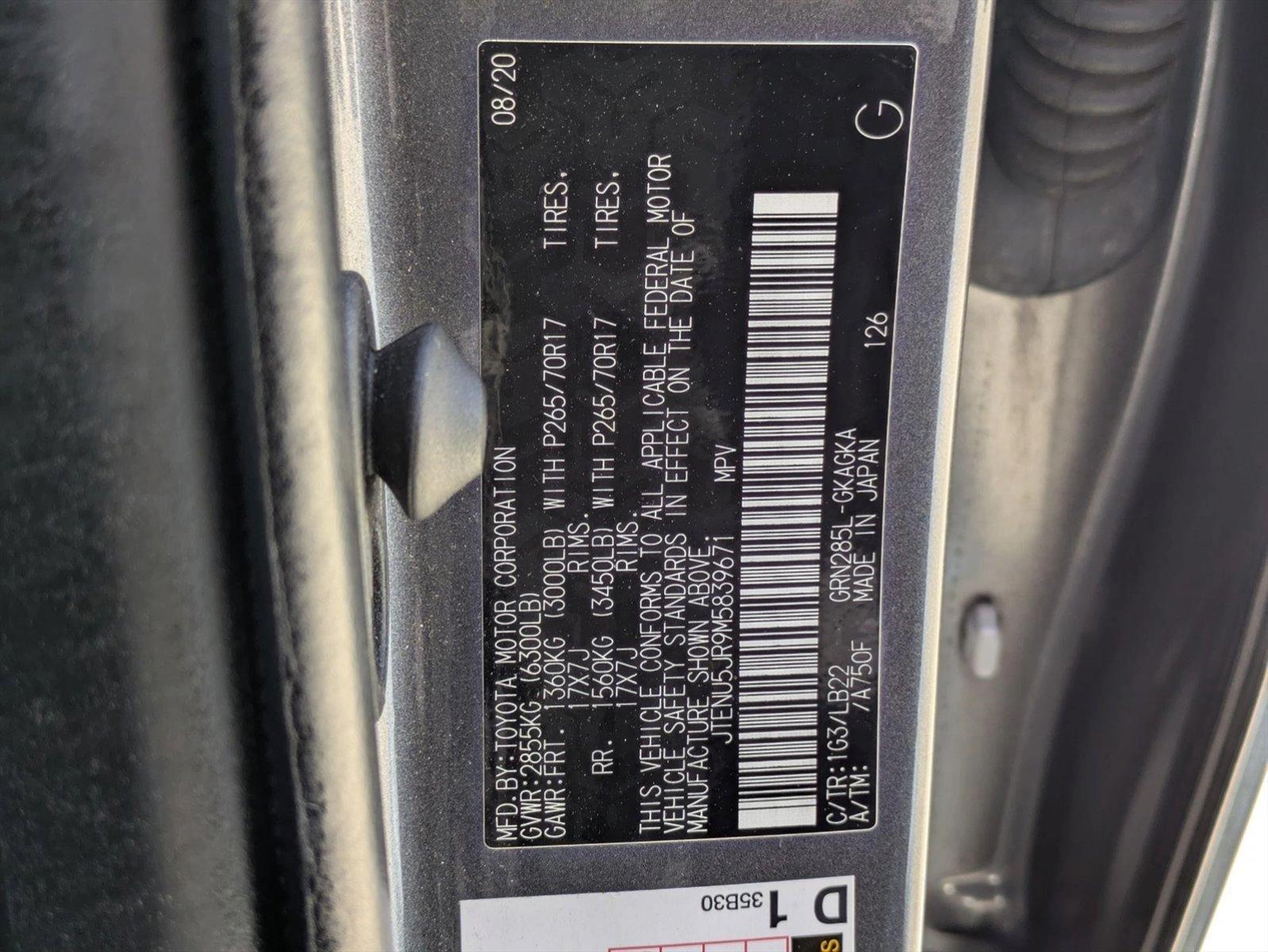 2021 Toyota 4Runner Vehicle Photo in Tustin, CA 92782