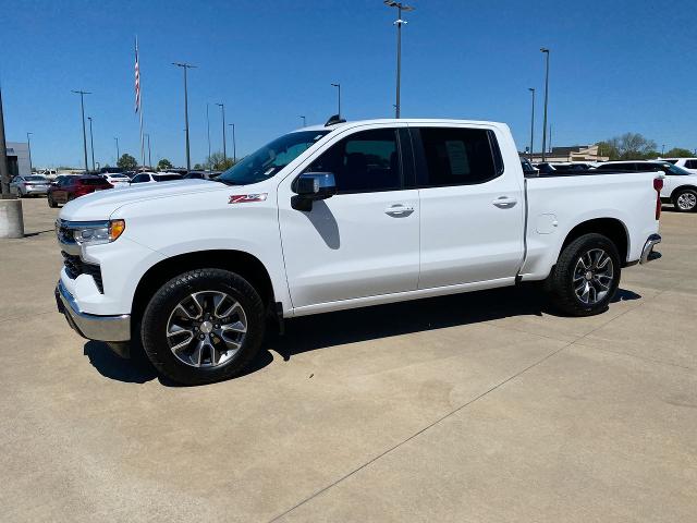Summit White 2024 Chevrolet Silverado 1500 LT Crew Cab 4WD Pickup Truck Four-Wheel Drive