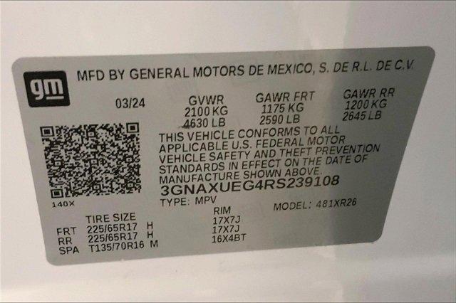 2024 Chevrolet Equinox Vehicle Photo in INDEPENDENCE, MO 64055-1314