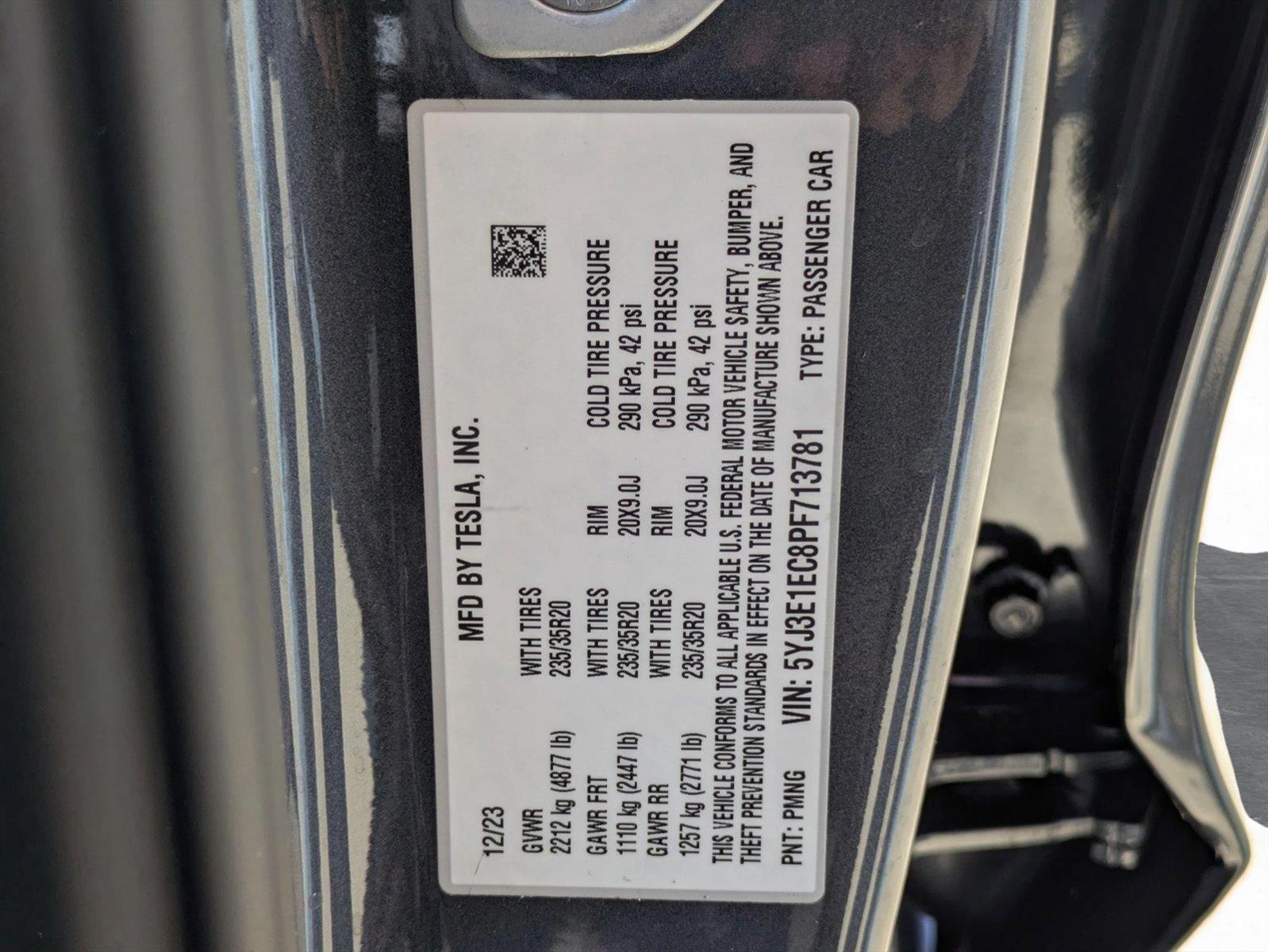 2023 Tesla Model 3 Vehicle Photo in Tustin, CA 92782