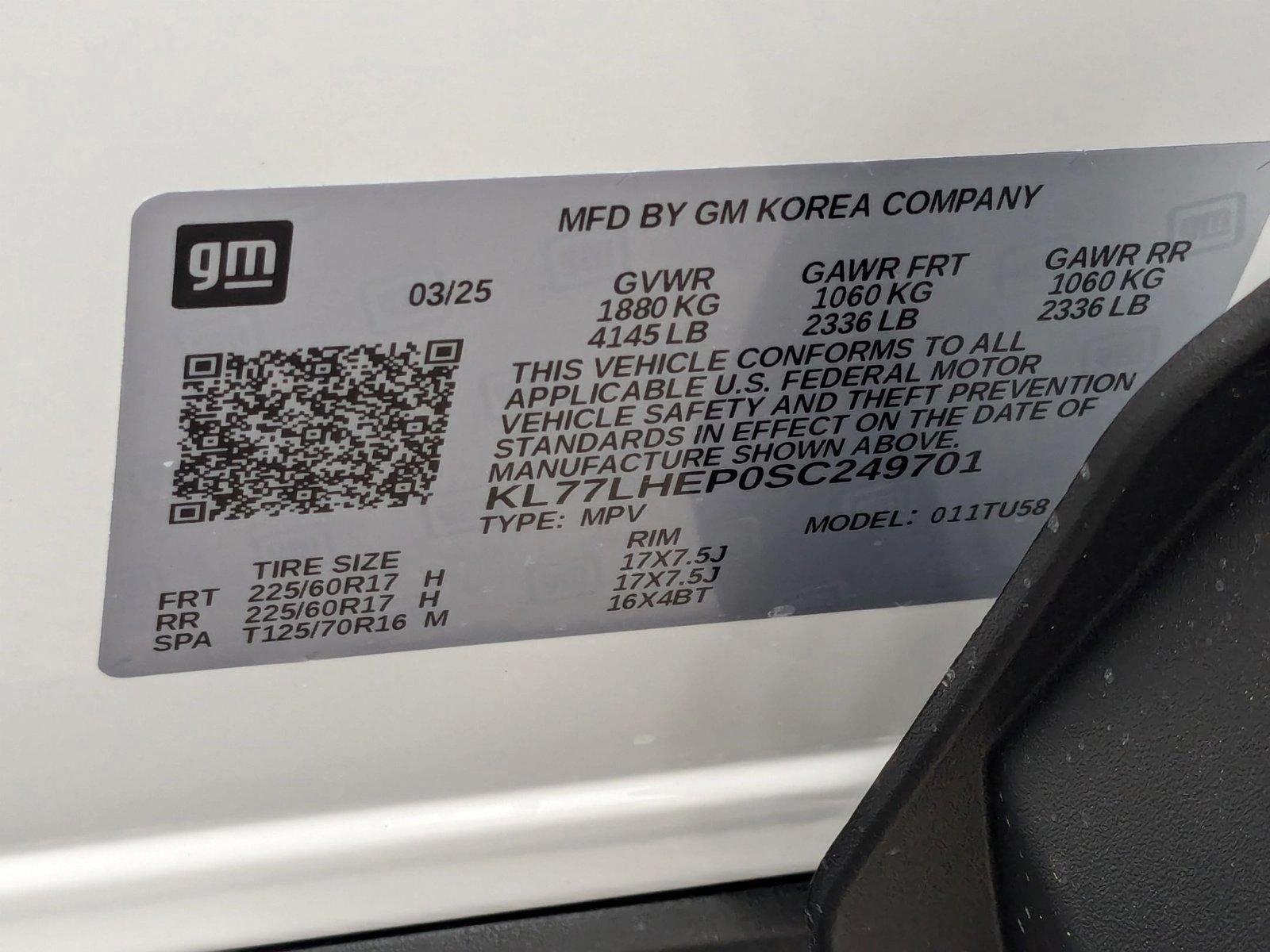 2025 Chevrolet Trax Vehicle Photo in MIAMI, FL 33134-2699