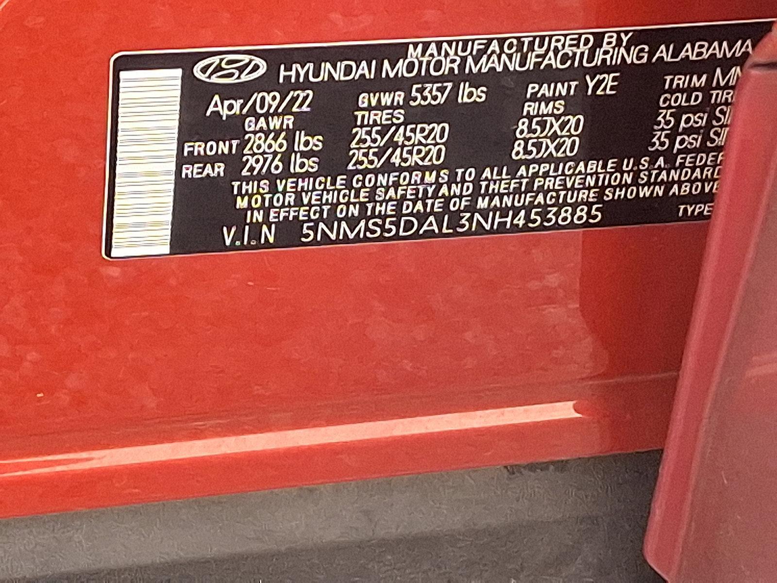 2022 Hyundai SANTA FE Vehicle Photo in Harrisburg, PA 17111