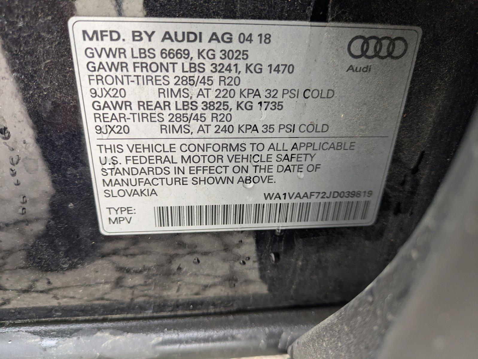 2018 Audi Q7 Vehicle Photo in Corpus Christi, TX 78415