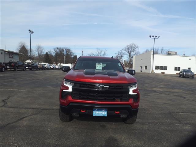 Certified 2023 Chevrolet Silverado 1500 LT Trail Boss with VIN 3GCUDFE81PG291475 for sale in Freeport, IL