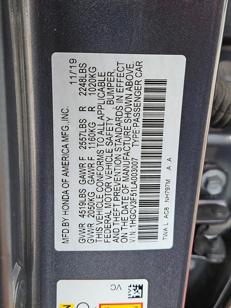 2020 Honda Accord Hybrid Vehicle Photo in Peoria, AZ 85382