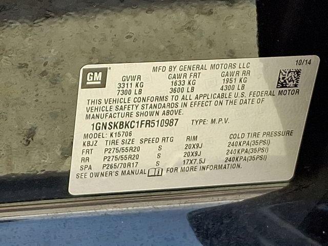 2015 Chevrolet Tahoe Vehicle Photo in DANBURY, CT 06810-5034