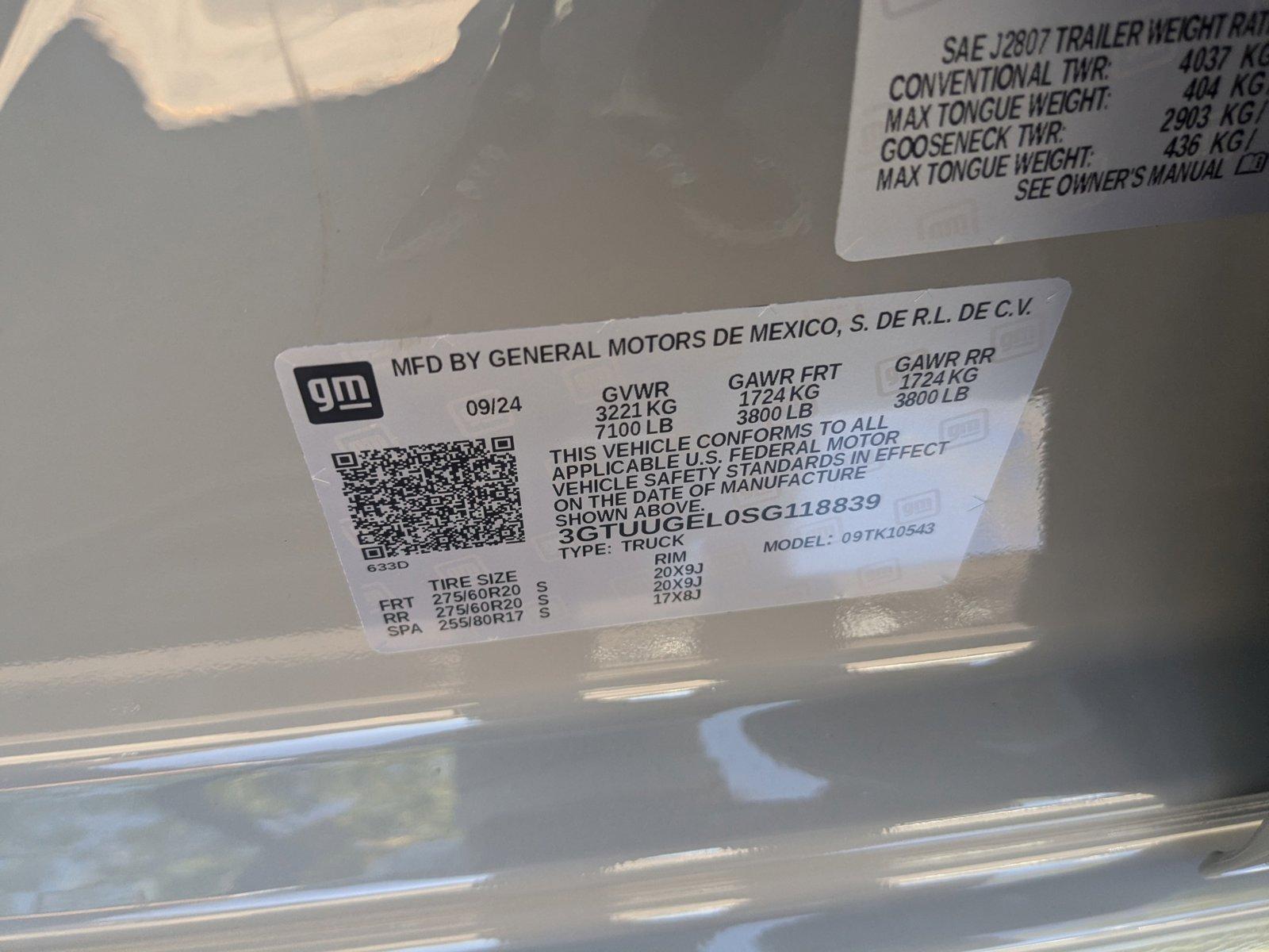 2025 GMC Sierra 1500 Vehicle Photo in LONE TREE, CO 80124-2750