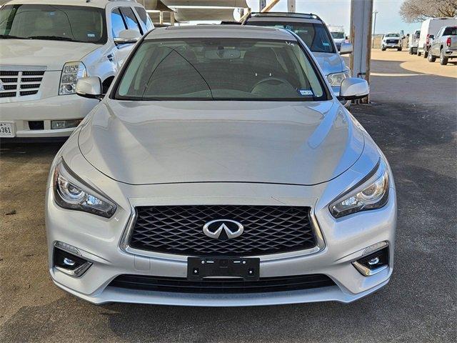 Used 2018 INFINITI Q50 LUXE with VIN JN1EV7APXJM366105 for sale in Arlington, TX