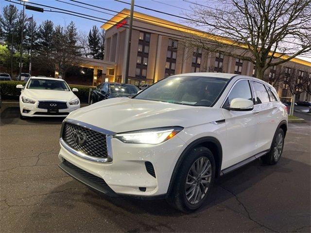 Certified 2023 INFINITI QX50 Pure with VIN 3PCAJ5AB3PF122443 for sale in Willow Grove, PA