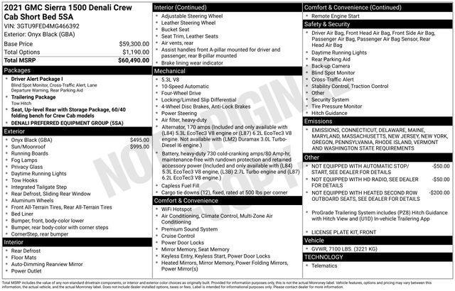 2021 GMC Sierra 1500 Vehicle Photo in DANBURY, CT 06810-5034