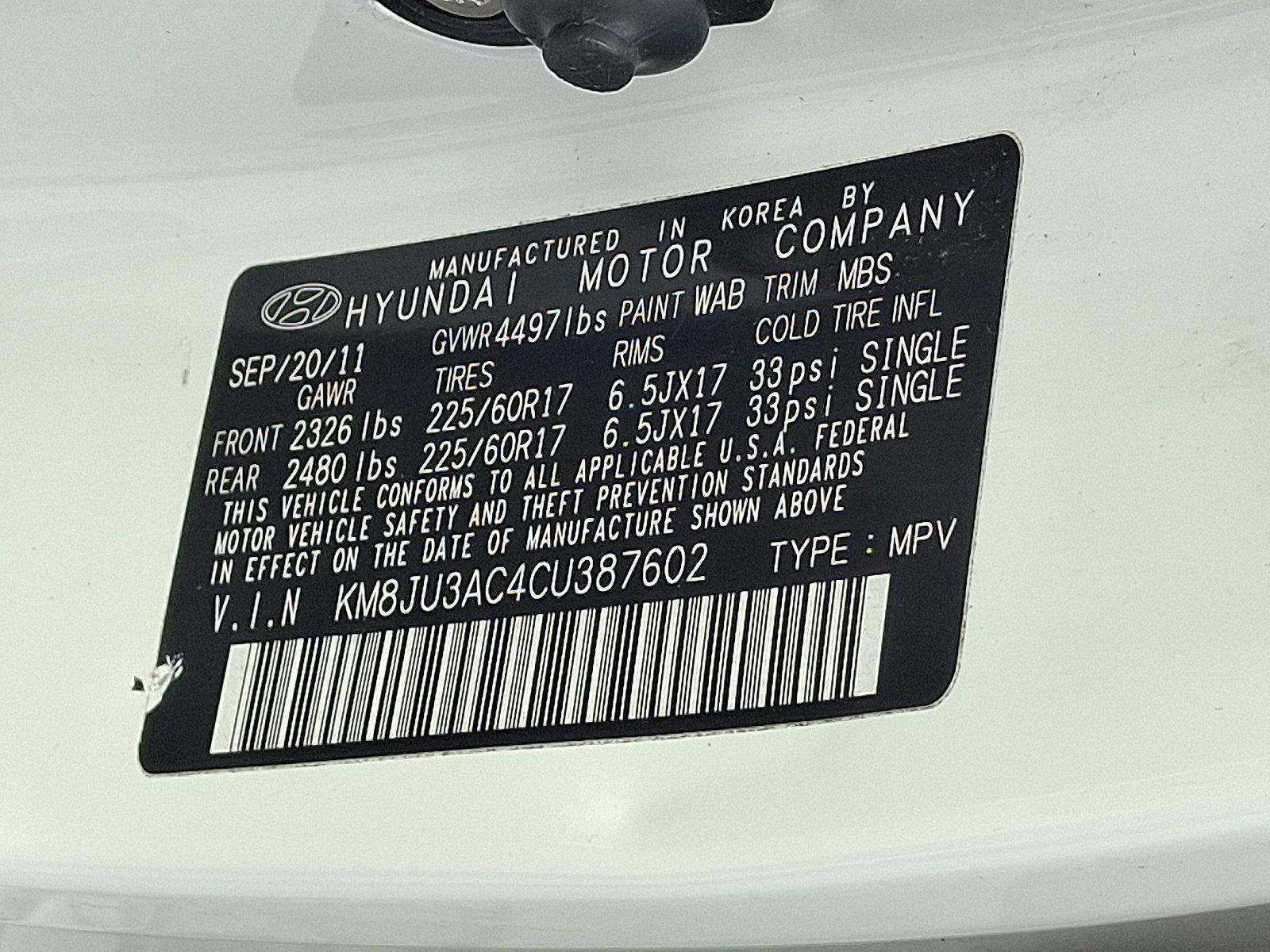 2012 Hyundai TUCSON Vehicle Photo in Harrisburg, PA 17111