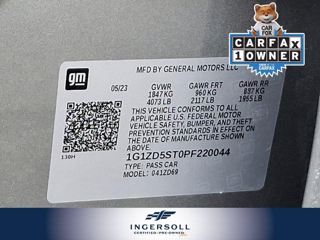 2023 Chevrolet Malibu Vehicle Photo in WATERTOWN, CT 06795-3318
