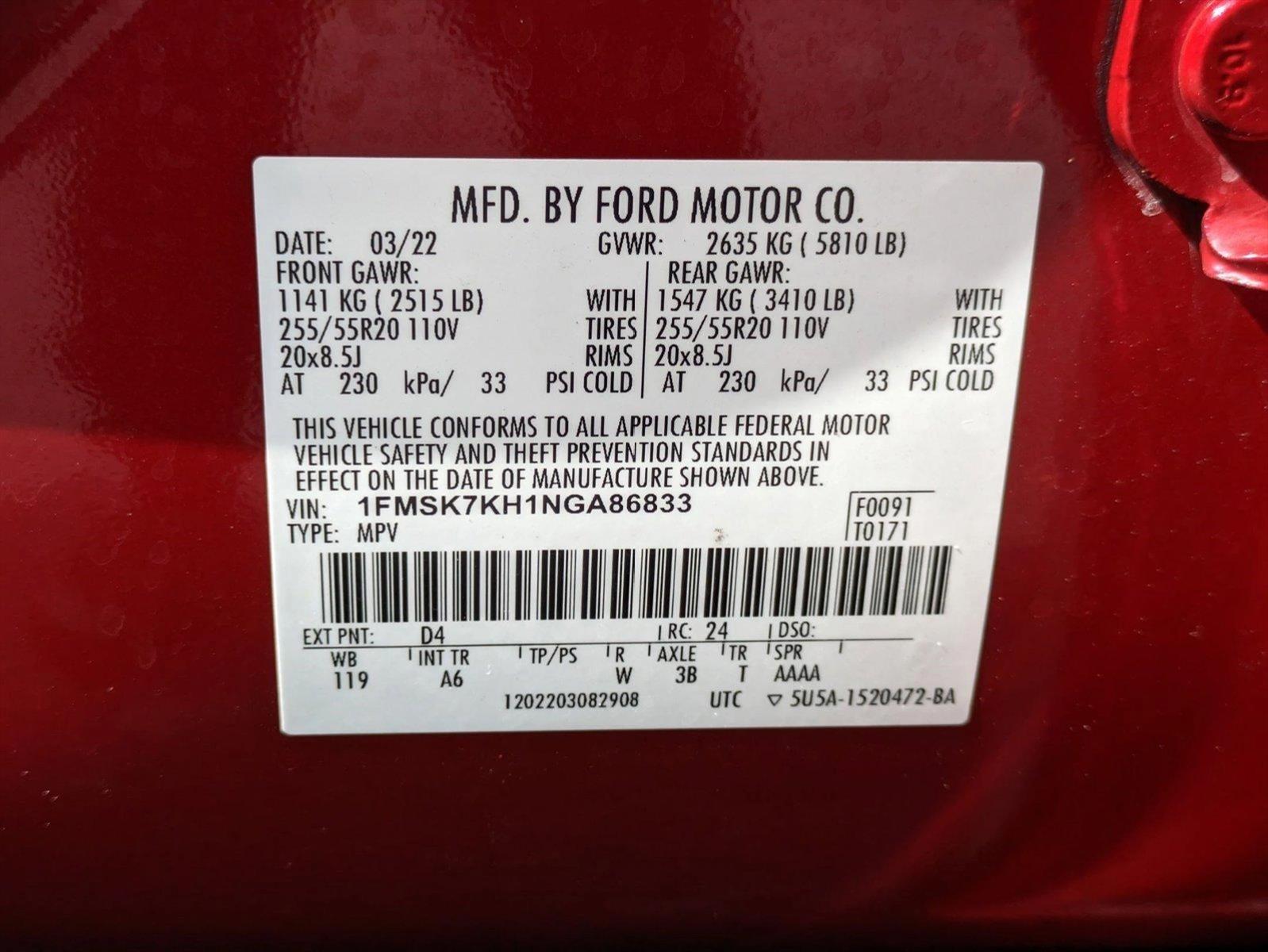 2022 Ford Explorer Vehicle Photo in GREENACRES, FL 33463-3207