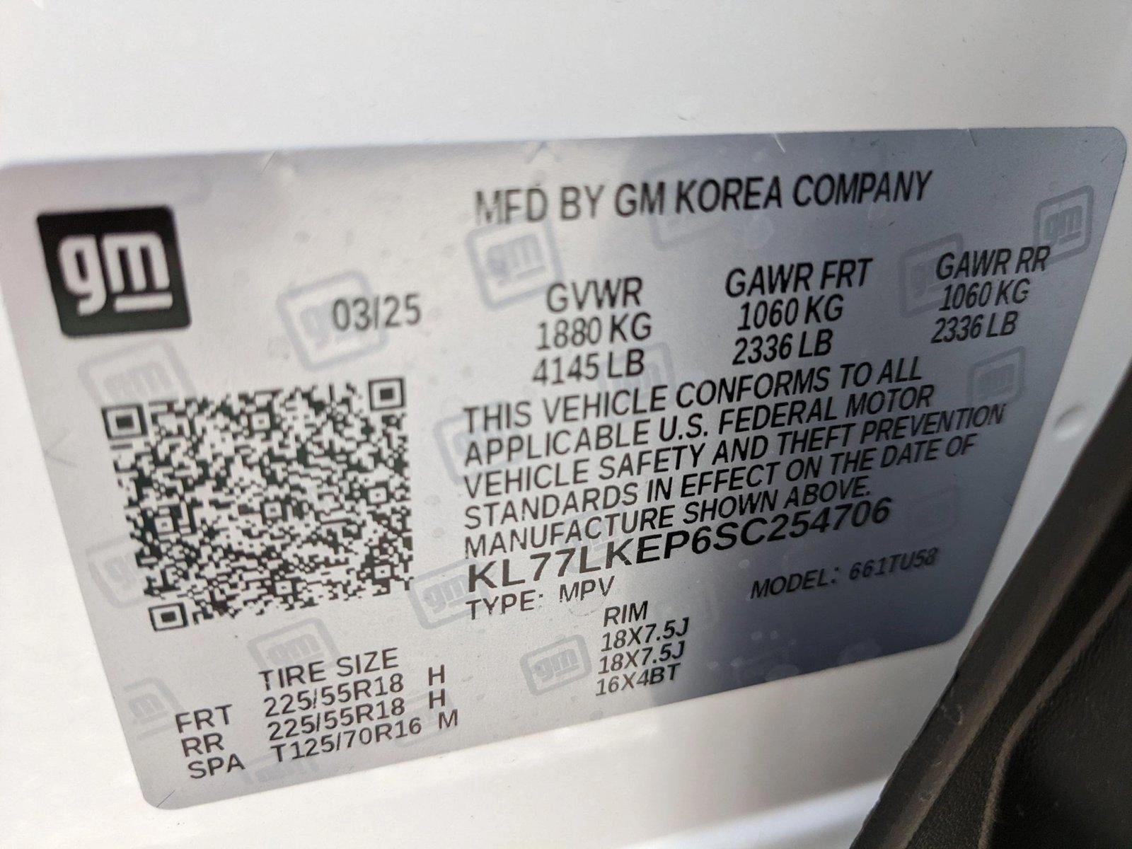 2025 Chevrolet Trax Vehicle Photo in ORLANDO, FL 32808-7998