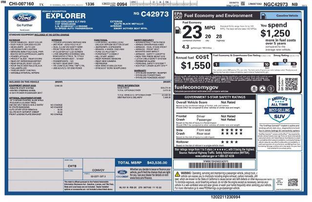 2022 Ford Explorer Vehicle Photo in Weatherford, TX 76087