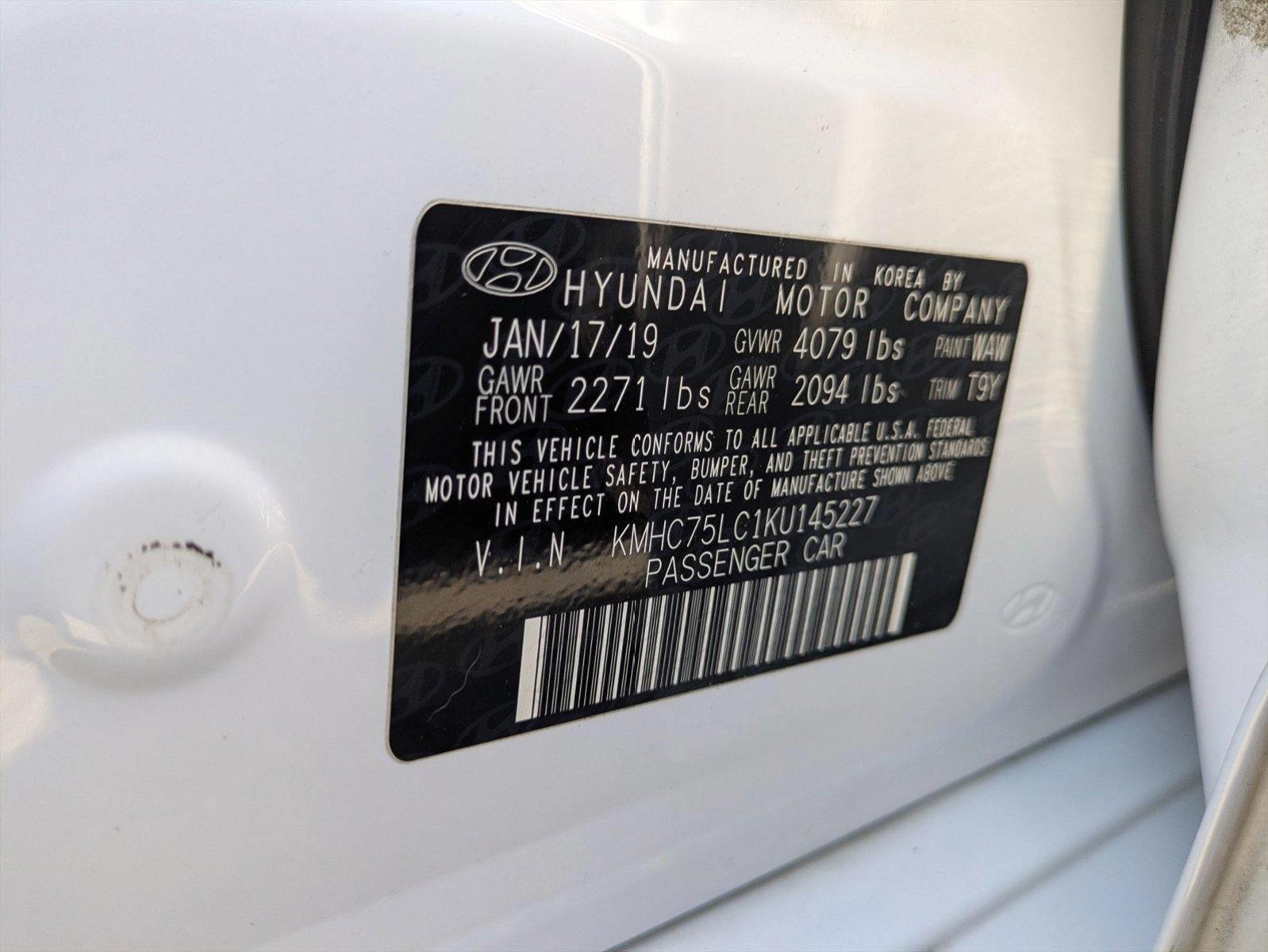 2019 Hyundai Ioniq Hybrid Vehicle Photo in LAUREL, MD 20707-4697