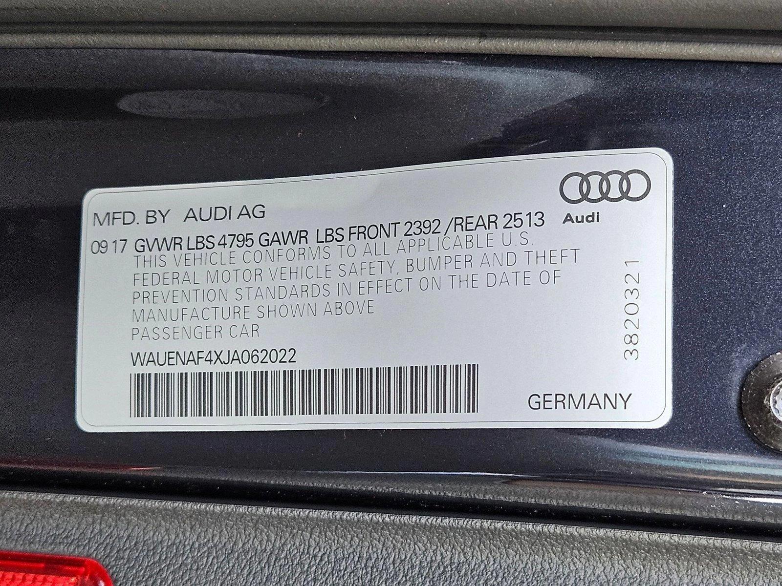 2018 Audi A4 Vehicle Photo in Henderson, NV 89014